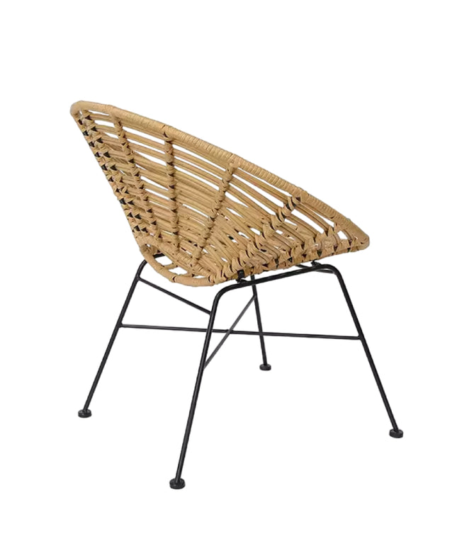 Volcane Outdoor Pvc Cane Chair For Restaurant