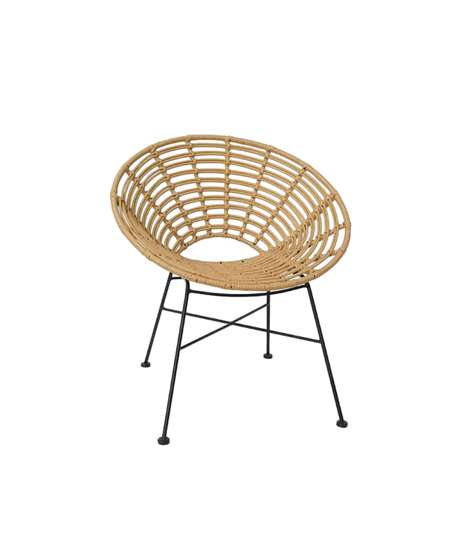 Volcane Outdoor Pvc Cane Chair For Restaurant