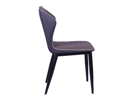 Zigzag Dark Grey Restaurant Chair