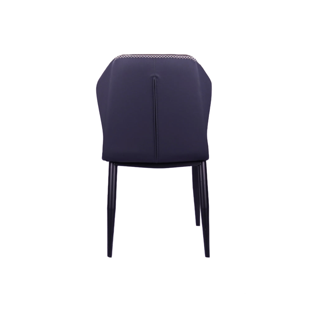 Zigzag Dark Grey Restaurant Chair