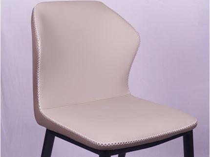 Zigzag Leather Restaurant Chair