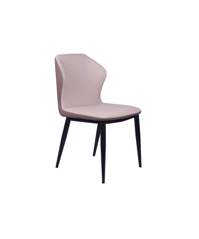 Zigzag Leather Restaurant Chair