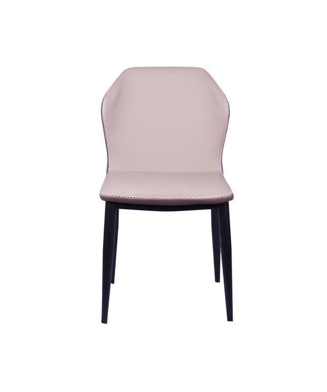 Zigzag Leather Restaurant Chair