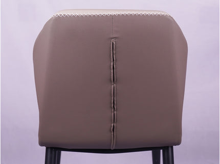 Zigzag Leather Restaurant Chair