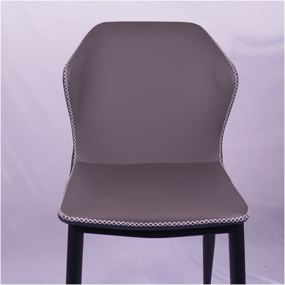 Zigzag Dark Grey Restaurant Chair