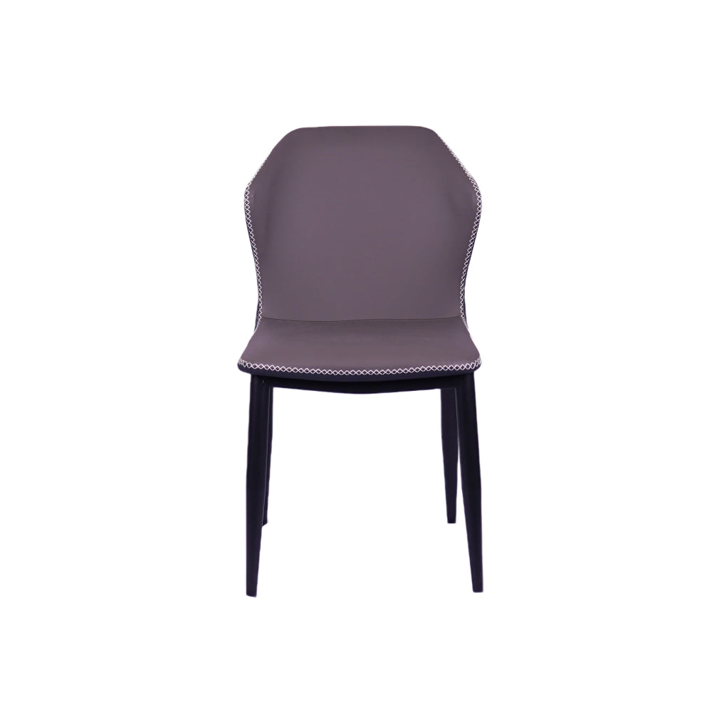 Zigzag Dark Grey Restaurant Chair