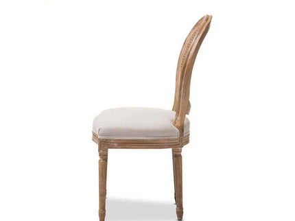 Gharnish Antique Style Armless Wicker Chair GHDC007-Gharnish-Dining chair,dining tables chairs
