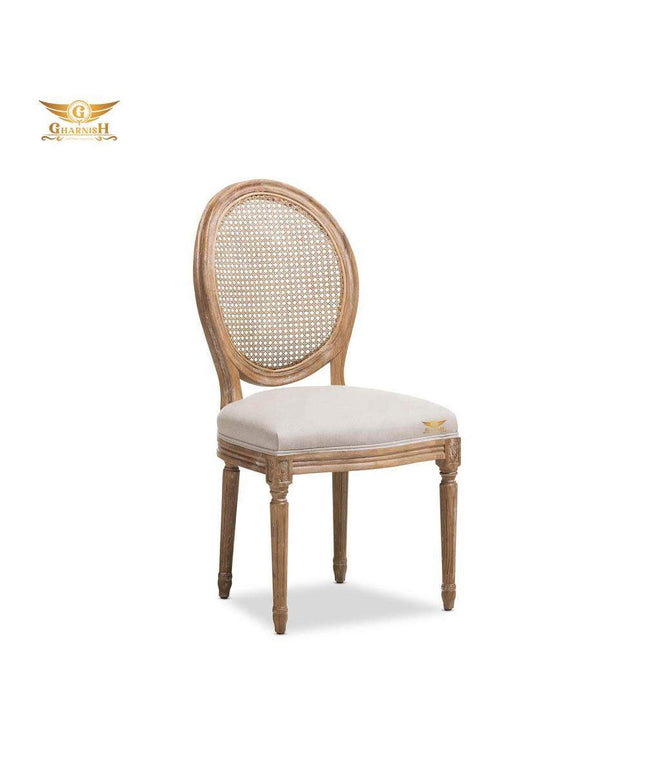 Gharnish Antique Style Armless Wicker Chair GHDC007-Gharnish-Dining chair,dining tables chairs