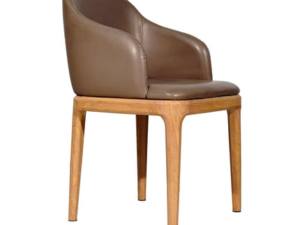 Ava Leather Dining Chair For Restaurant And Cafe