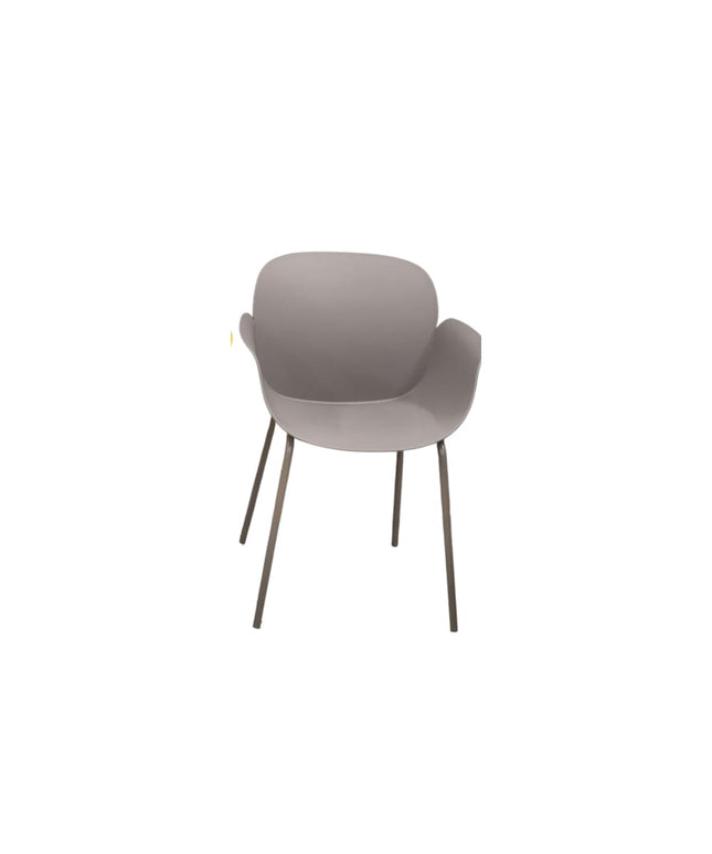 Buttercup PVC cafe chair Grey