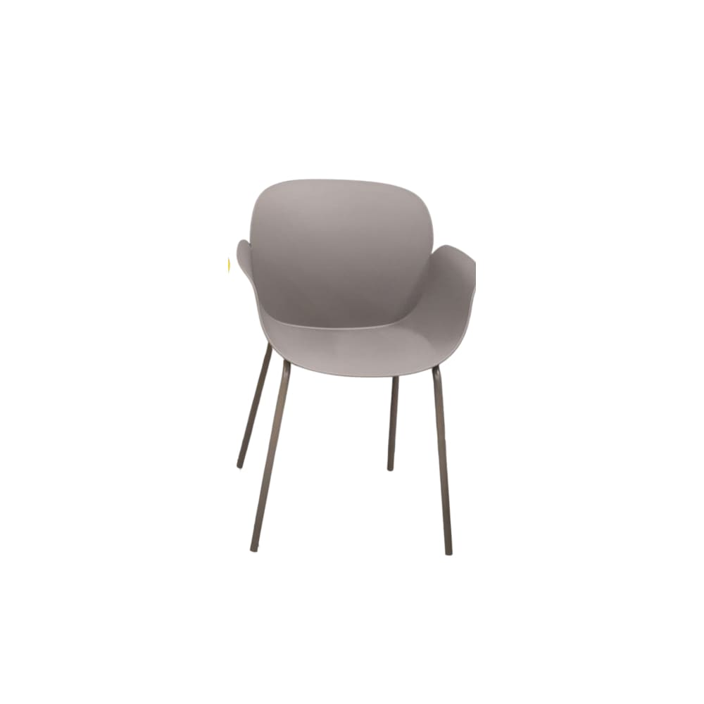 Buttercup PVC cafe chair Grey