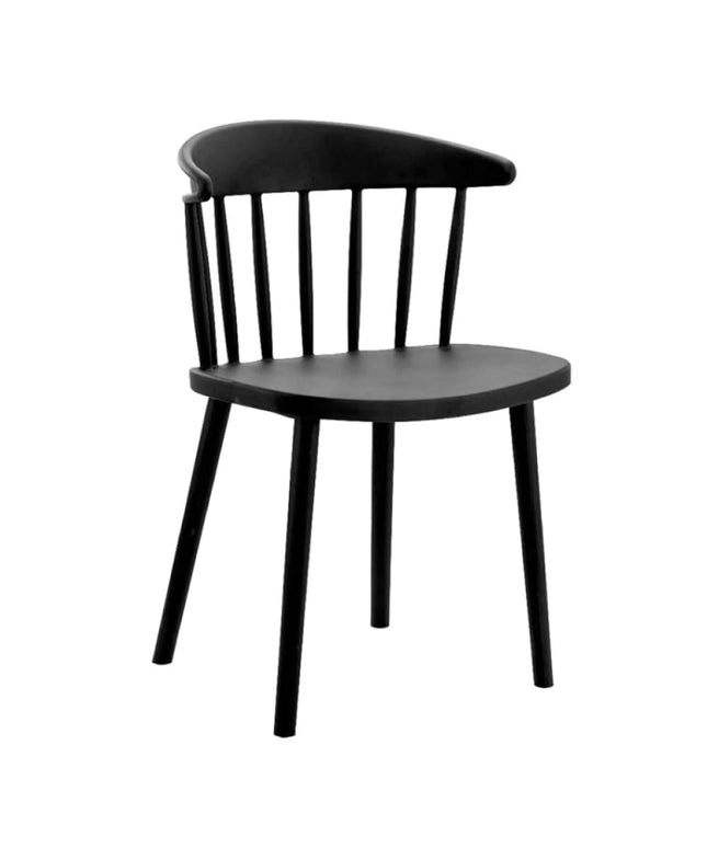 Comb Pvc Chair Black