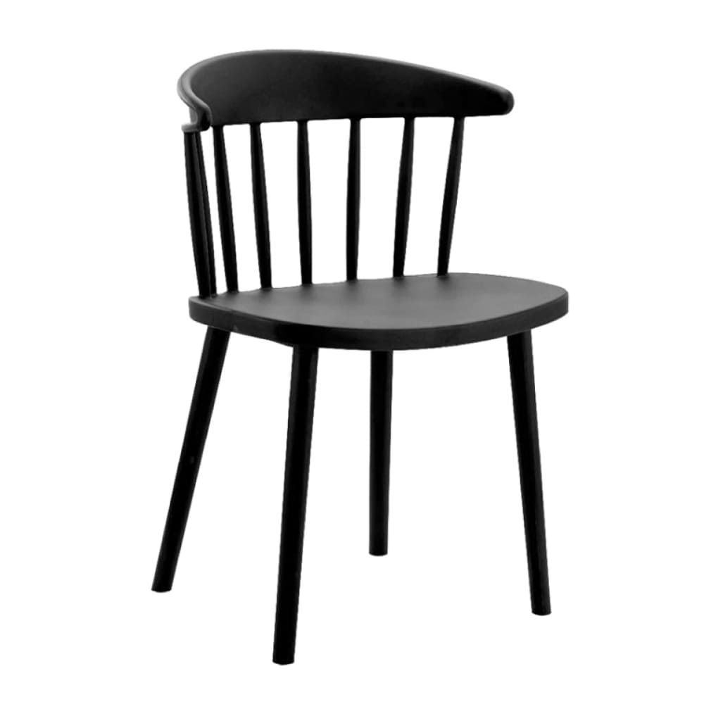 Comb Pvc Chair Black