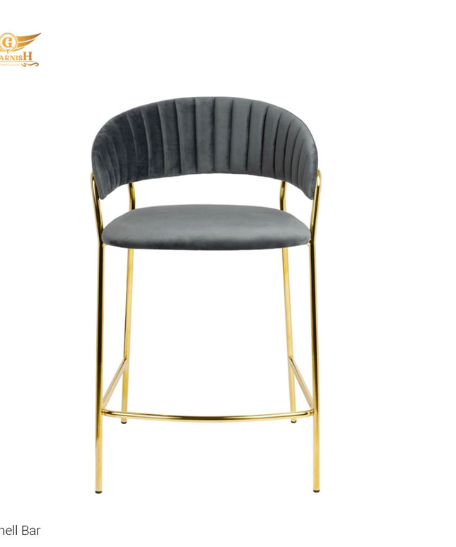 CShell Bar chair SS PVD Coated Gold/Rosegold