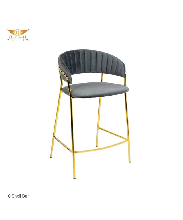 CShell Bar chair SS PVD Coated Gold/Rosegold