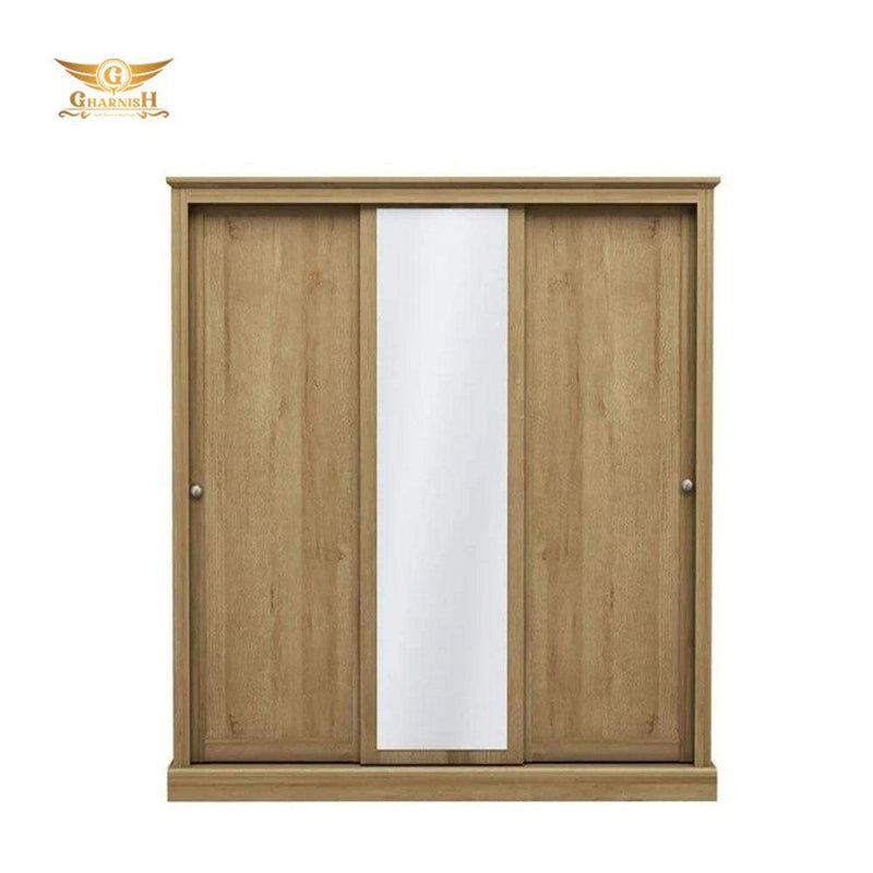 Gharnish 3 Door Sliding Wardrobe Oak Vineer GHST003-Gharnish-storage cabinets,wadrobes