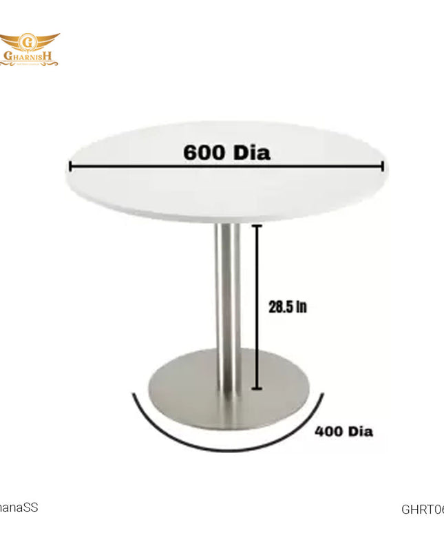 Ghana SS - Restaurant / Cafe Round Dining Table with SS