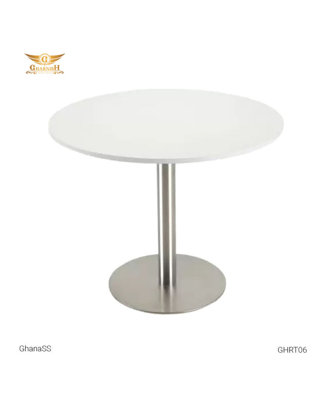 Ghana SS - Restaurant / Cafe Round Dining Table with SS