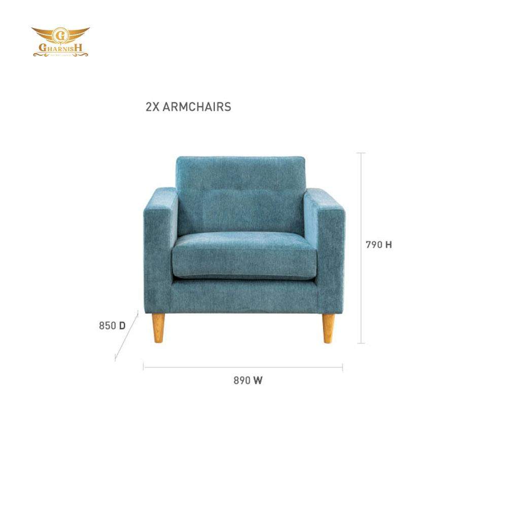 Gharnih Straight Way 3+1+1 Sofa Set GHSF0034-Gharnish-3+1+1 sofa,3+1+1 sofa set,Luxury Furniture,Sofa,sofa set