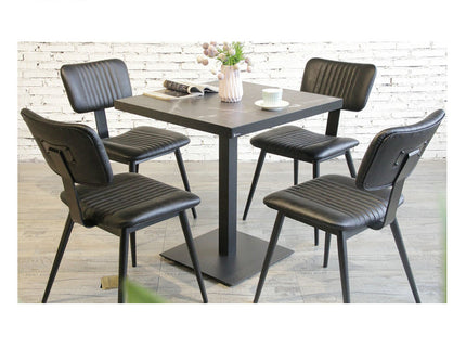 Flatus 2 Seater Cafe/Restaurant Dining Table with Wooden Top GHRT03