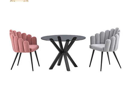 The Stepper - Imported Velvet Dining Chair GHDC011