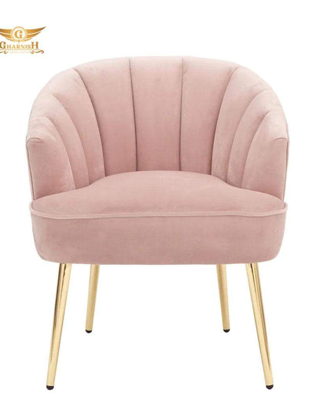 Blush Accent Chair in Pink GHWC003-Gharnish-Chairs,lavish furniture hyderabad,Luxury Furniture