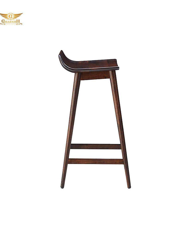Gharnish Premium Teakwood Bar Chair - GHBC01-Gharnish-bar chairs,Chairs