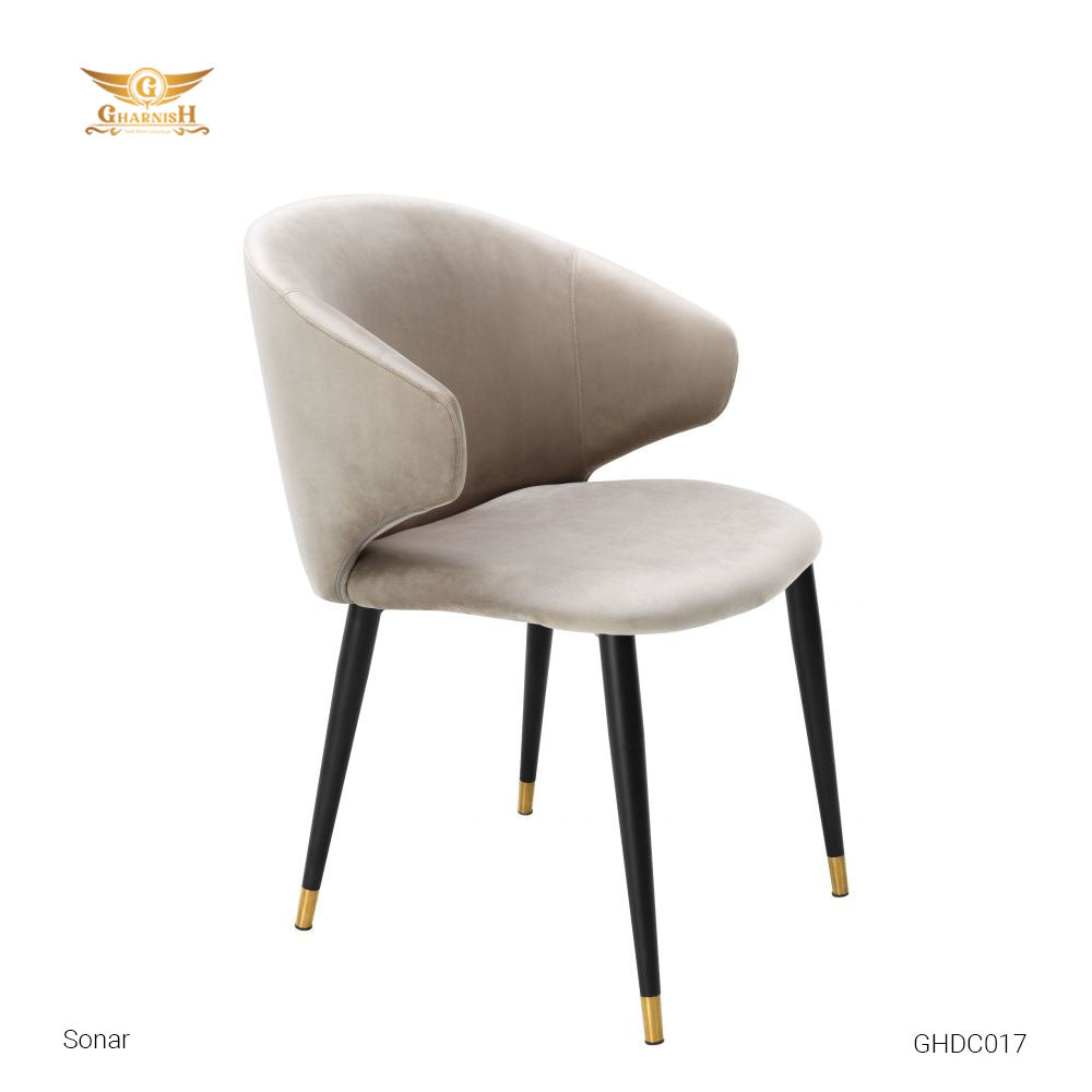 Sonar Dining Chair - The Luxury Dining Chair with Velvet Fabric GHDC017