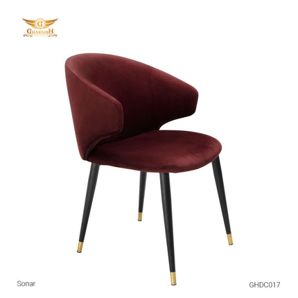 Sonar Dining Chair - The Luxury Dining Chair with Velvet Fabric GHDC017