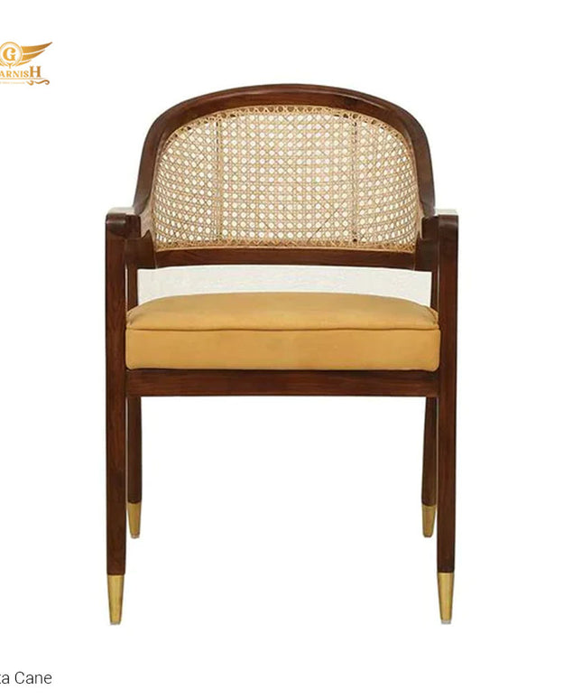 Hexa Cane Teakwood Restaurant Chair