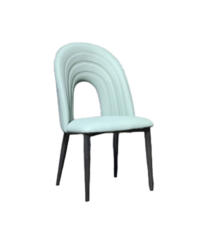 IG Grey Color Leather Dining Chair