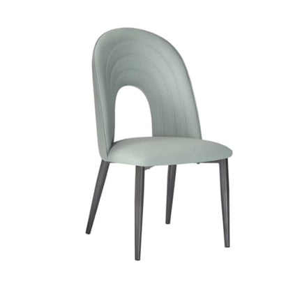 IG Leather Dining Chairs for Restaurant or Home Grey color