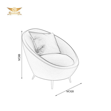 Moderan Wing Chair G-Gharnish-