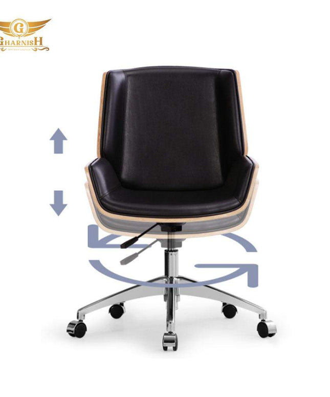 Nordic Swivel Lowback Imported office chair GHIOFC01-Gharnish-office chair,office furniture