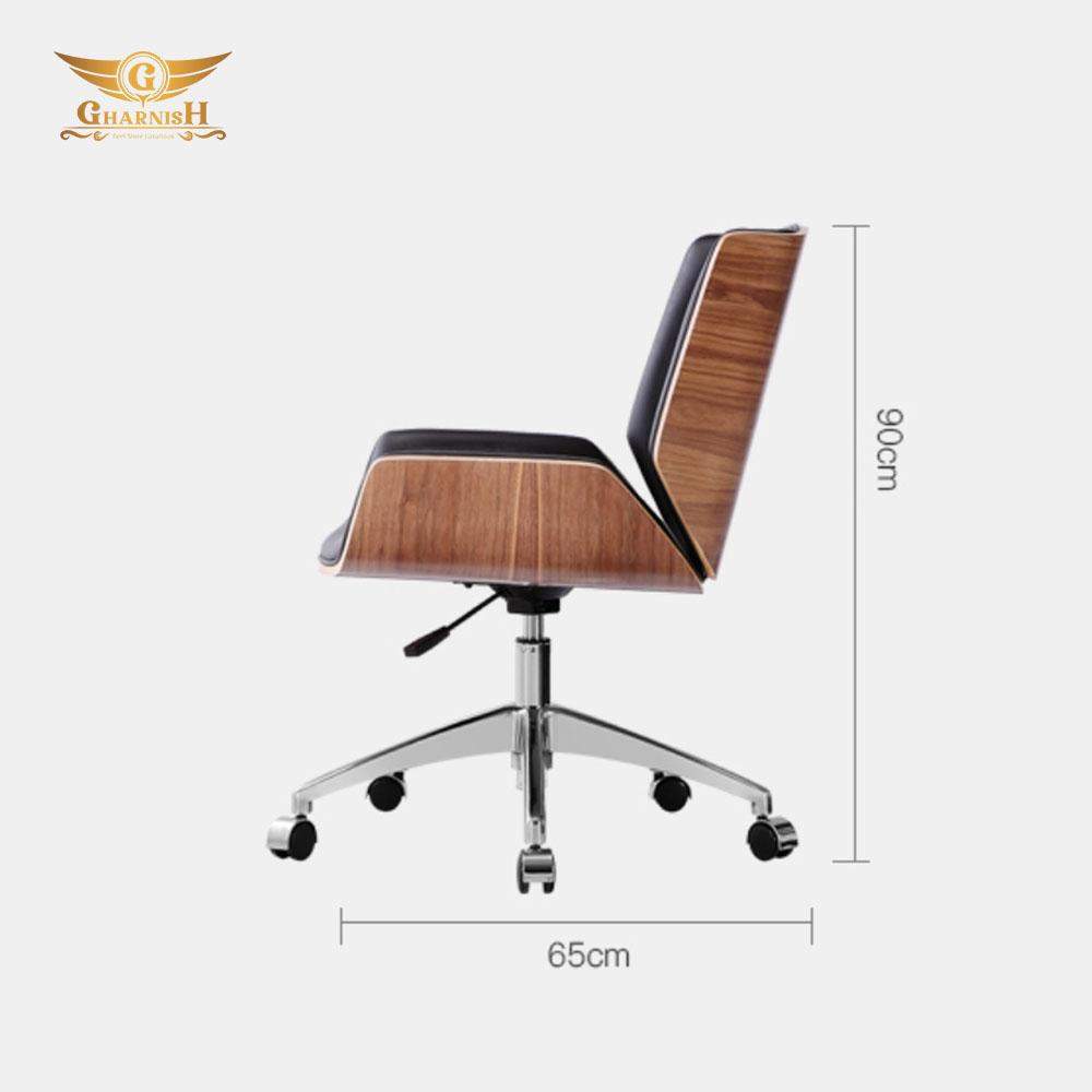 Nordic Swivel Lowback Imported office chair GHIOFC01-Gharnish-office chair,office furniture