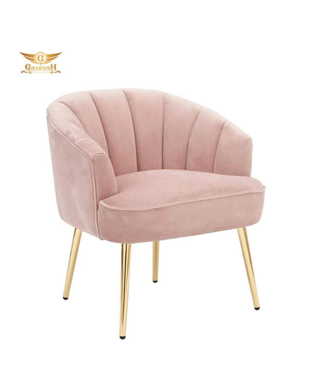 Blush Accent Chair in Pink GHWC003-Gharnish-Chairs,lavish furniture hyderabad,Luxury Furniture