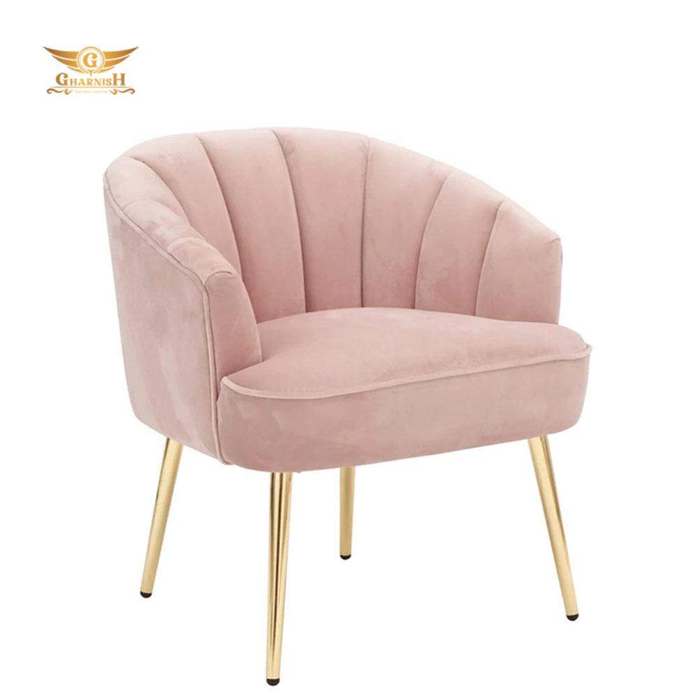 Blush Accent Chair in Pink GHWC003-Gharnish-Chairs,lavish furniture hyderabad,Luxury Furniture