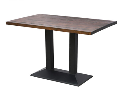 4 Seater Restaurant Table with Pinewood Top and MS base GHRT05