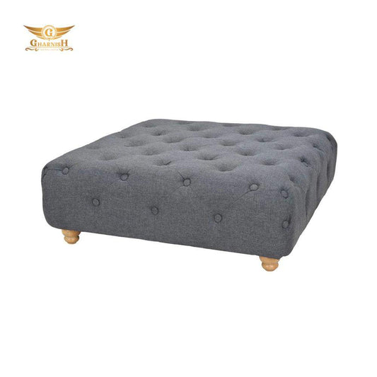 Gharnish Pouffe Fabric 80x80x30cm Dark Grey Home Dressing Stool Footstool Rest GHSD009-Gharnish-Foldable Storage in hyderabad,Foldable Storage Stool Orange Colour,furniture in hyderabad,Gharnish center table,Gharnish Coffee Table in Hyderabad,Hyderabad storage unit makers,Luxury Furniture,office furniture,Ottoman,Ottoman storage,Ottoman storage in hyderabad,Ottoman storage makers in Hyderabad