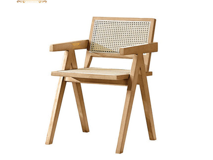 Rattan Box - Cane Made Teakwood Dining Chair GHDC012
