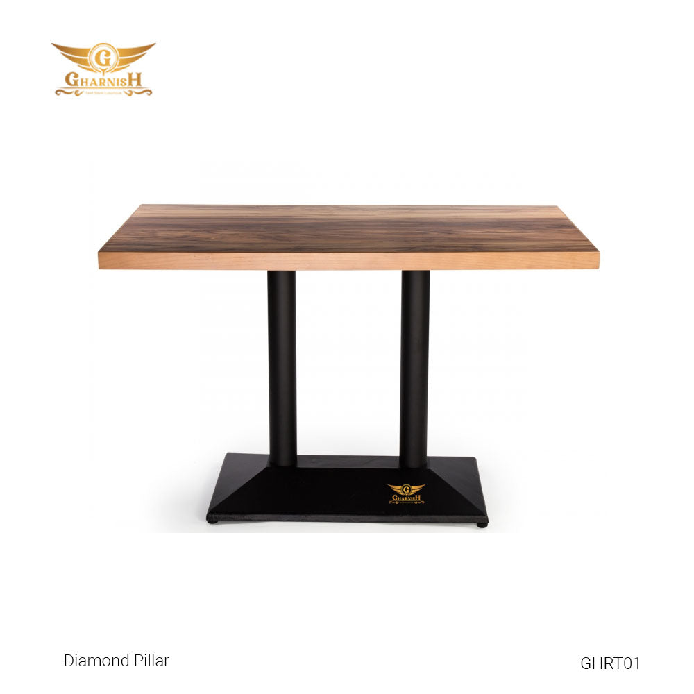 Diamond Pillar Restaurant Dining Table