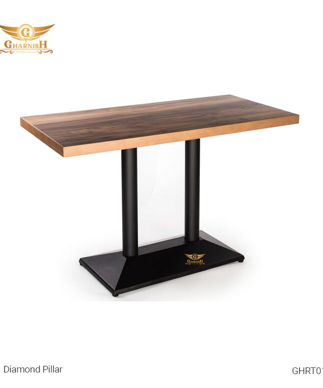 Diamond Pillar Restaurant Dining Table