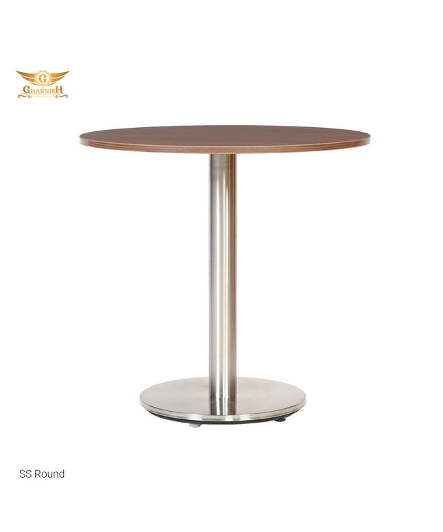 SS Round - 2 Seater Cafe Table