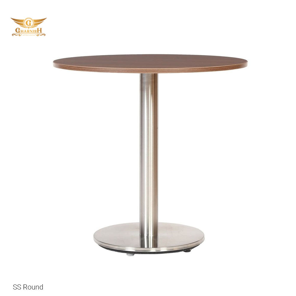 SS Round - 2 Seater Cafe Table