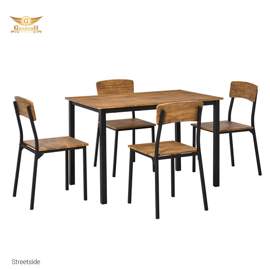 Streetside - 4 Seater Restaurant Furniture Set