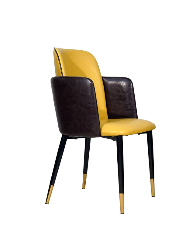 Suit Double Back Leather Dining Chair Imported