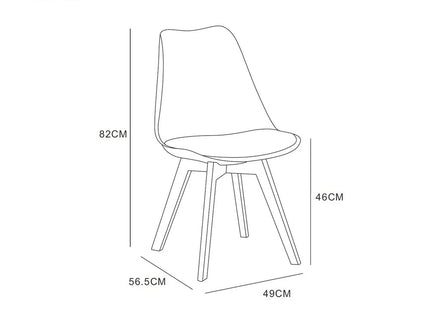 Tulip Modern Cafe Chairs Wholesale GHMC03