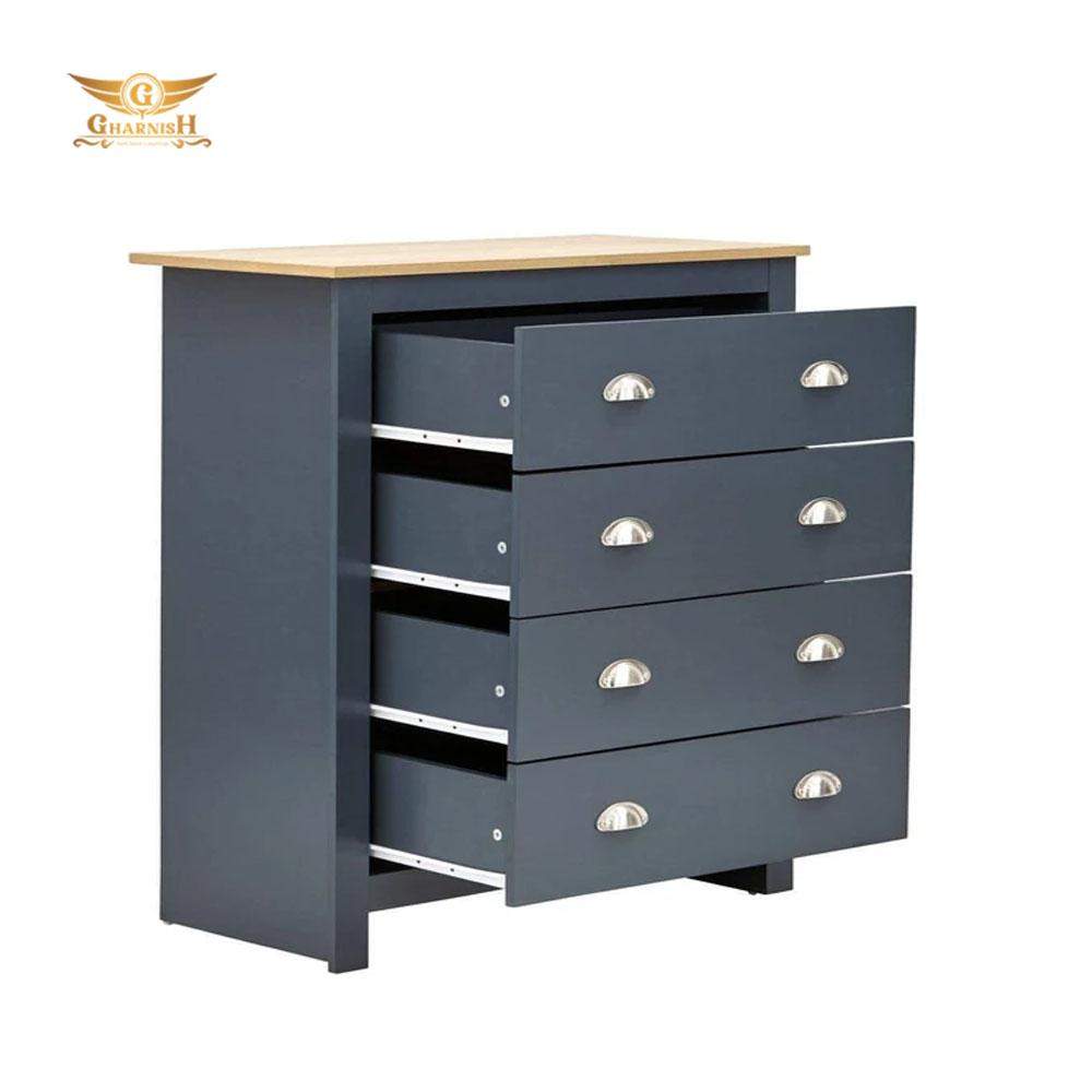 Gharnish 4 Piece Storage Set for Bed Room Blue GHST002-Gharnish-storage cabinets,Storage racks in hyderabad,storage units