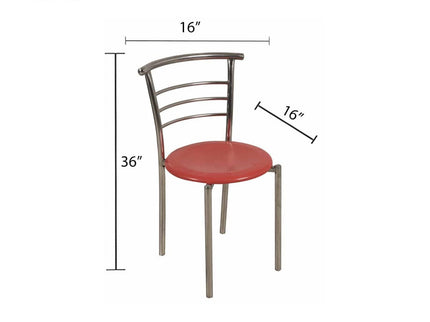 Cafer SS Restaurant / Cafe 4 Seater Table and Chair Set