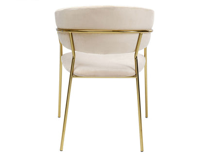 C'Shell Dining Chair - Velvet and PVD Coated Frame GHDC018